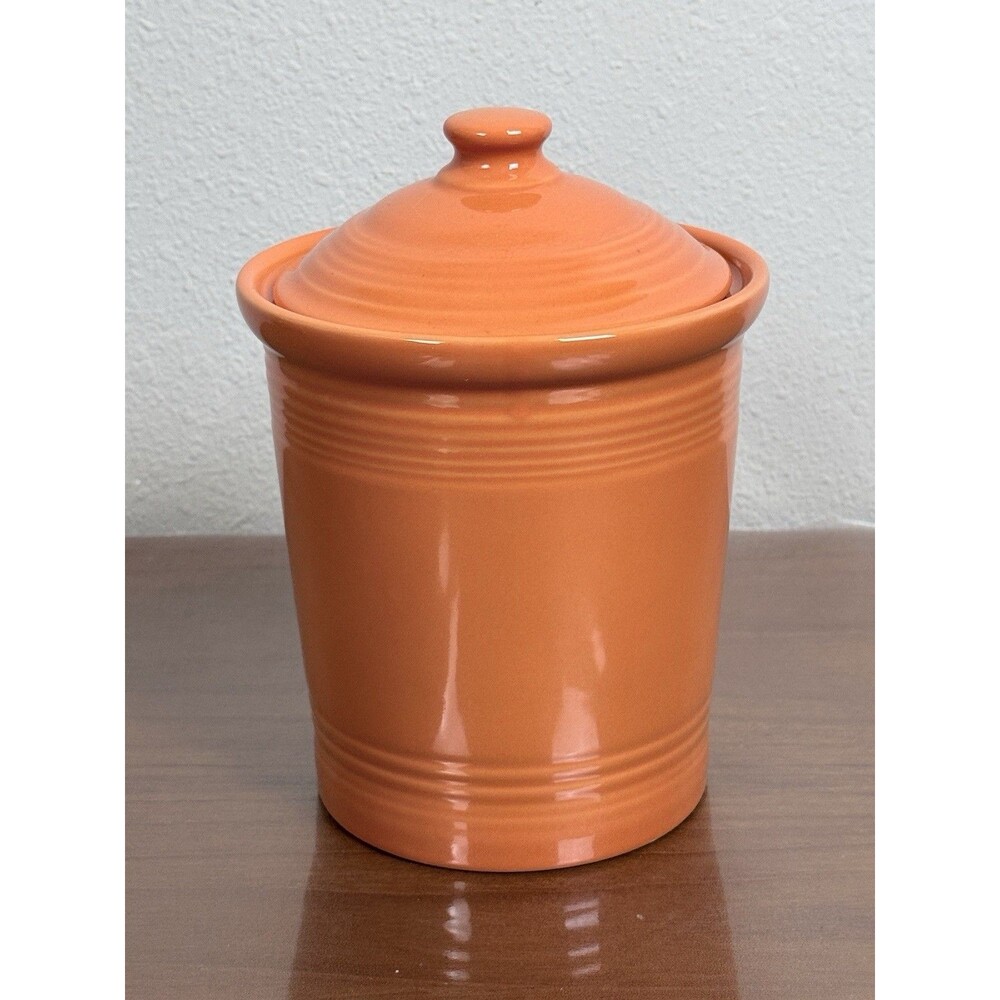 Fiesta Ware HLC Medium 2qt Canister With Lid Tangerine